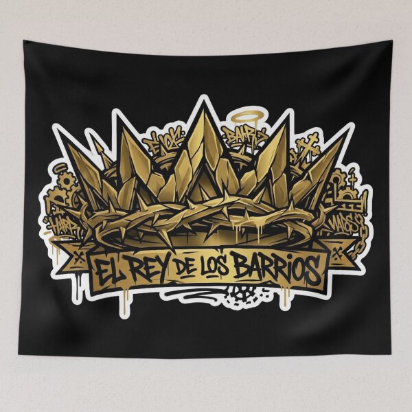 Item preview, The King of the Neighborhoods Golden Crown Graffiti designed and sold by MantoSagrado.