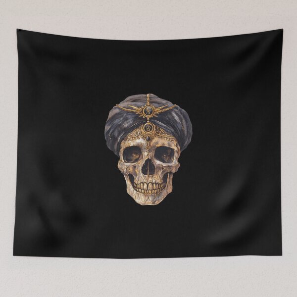 Item preview, Turbaned Skull with Ornate Design designed and sold by Fillthegoat.