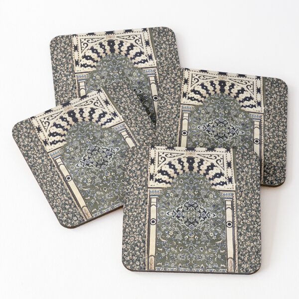Item preview, Al-Rawdah Mihrab Prayer Mat Inspired Design (V.2)  |  Al-Masjid Al-Nabawi Islamic Art designed and sold by D-Islamic.