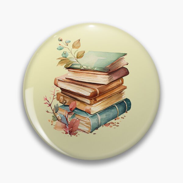 Item preview, Vintage Watercolor Antique Book Stack designed and sold by Darius Bocos.