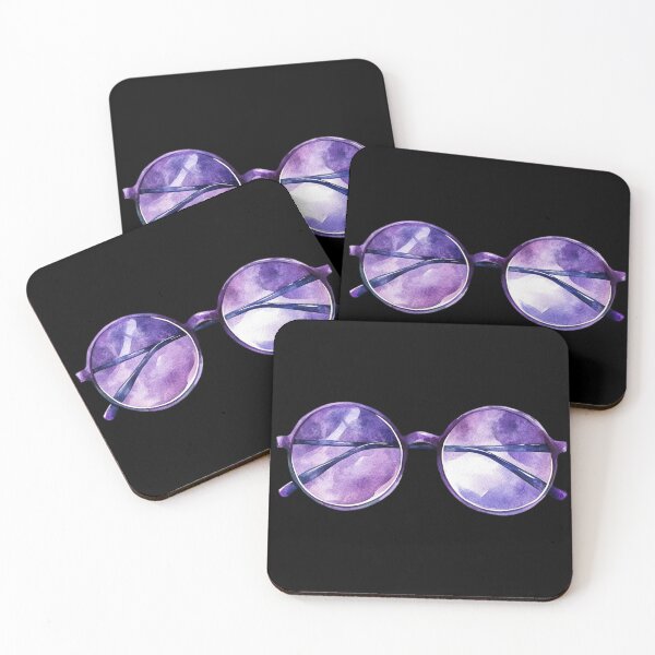 Item preview, Purple Round Glasses designed and sold by Fillthegoat.