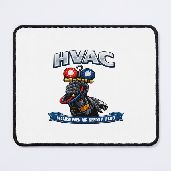 Item preview, HVAC Hero - Because Even Air Needs a Hero designed and sold by FrozenHeat97.