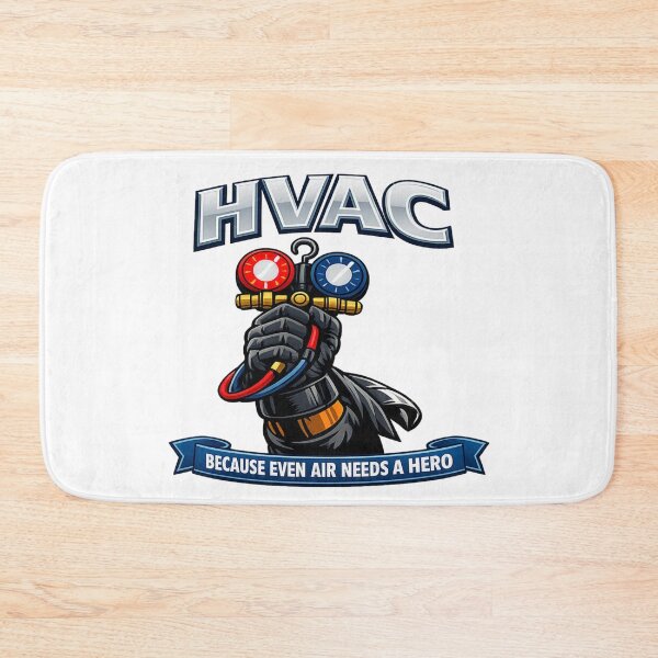 Item preview, HVAC Hero - Because Even Air Needs a Hero designed and sold by FrozenHeat97.