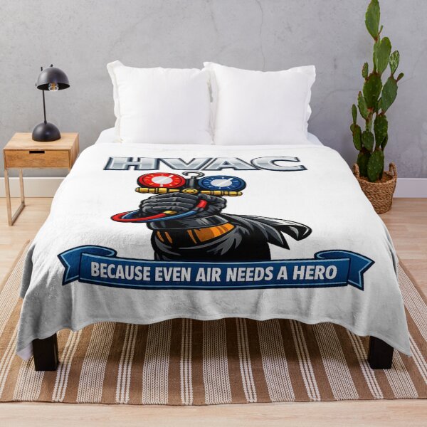 Item preview, HVAC Hero - Because Even Air Needs a Hero designed and sold by FrozenHeat97.