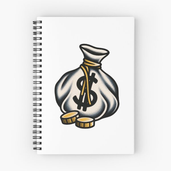 Item preview, Money Bag – Traditional Tattoo Design designed and sold by Scandi-Design.