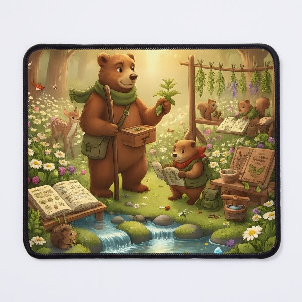 Item preview, Happy Beaver Adventures - The Forest Apothecary designed and sold by Clothes With Smiling Animals Walt Gral.