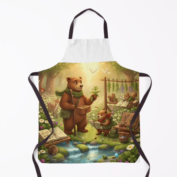Item preview, Happy Beaver Adventures - The Forest Apothecary designed and sold by Clothes With Smiling Animals Walt Gral.