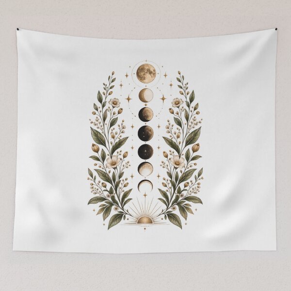 Item preview, Mystic Lunar Bloom Botanical designed and sold by Imagine Isso.