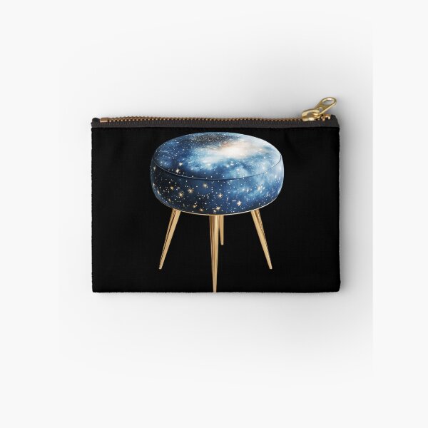 Item preview, Galactic-Themed Stool with Golden Legs designed and sold by Fillthegoat.