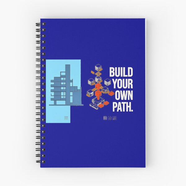 Item preview, Build Your Own Path Brutalist Tee designed and sold by EIPTOW.