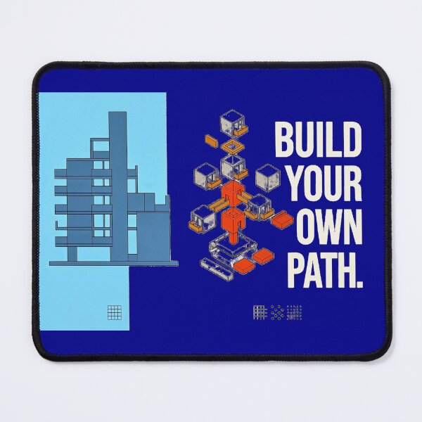 Item preview, Build Your Own Path Brutalist Tee designed and sold by EIPTOW.