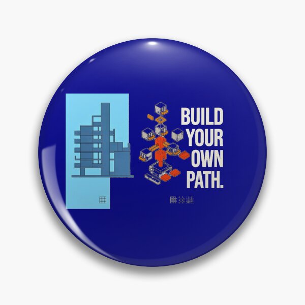 Item preview, Build Your Own Path Brutalist Tee designed and sold by EIPTOW.