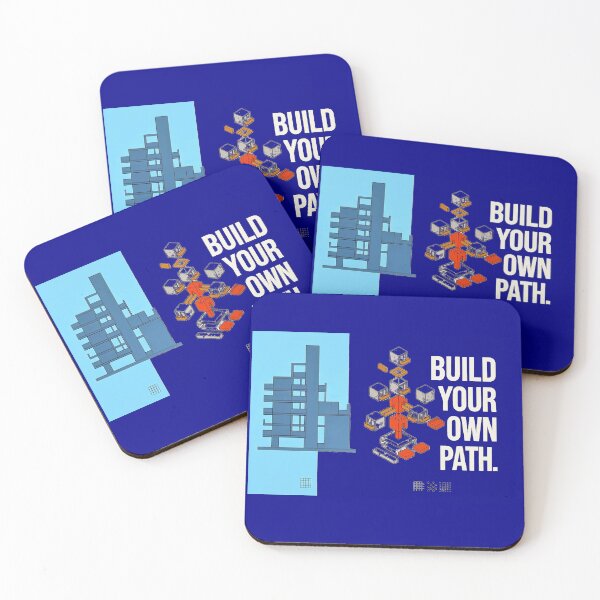 Item preview, Build Your Own Path Brutalist Tee designed and sold by EIPTOW.