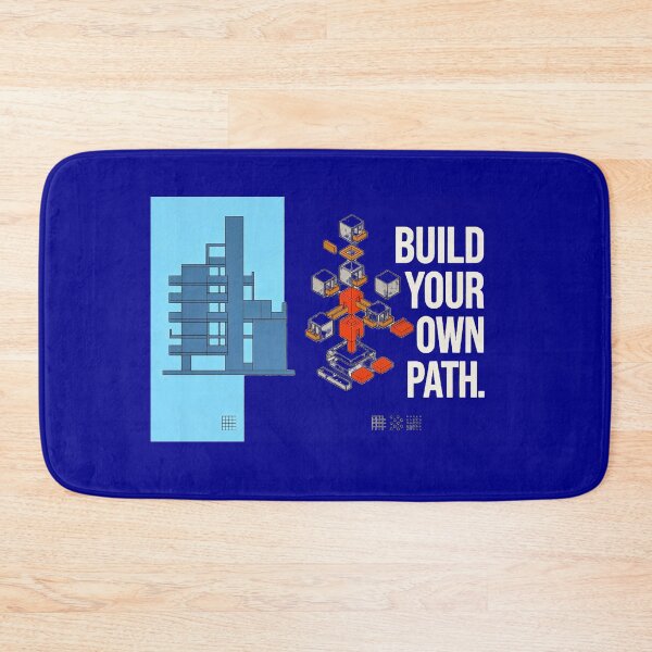 Item preview, Build Your Own Path Brutalist Tee designed and sold by EIPTOW.