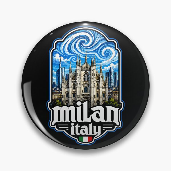 Item preview, Milan Italy Europe Trippy Art Travel designed and sold by TomFrontierArt.