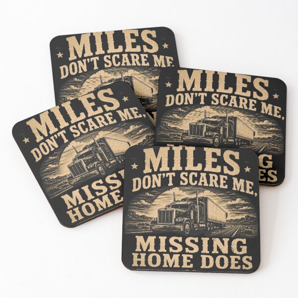 Item preview, Miles Don't Scare Me Missing Home Does - Trucker Gift designed and sold by Haque Desigens.