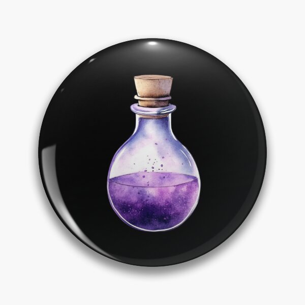 Item preview, Mystical Purple Potion Vial designed and sold by Fillthegoat.