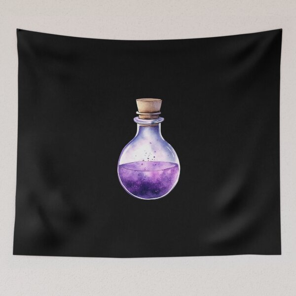 Item preview, Mystical Purple Potion Vial designed and sold by Fillthegoat.