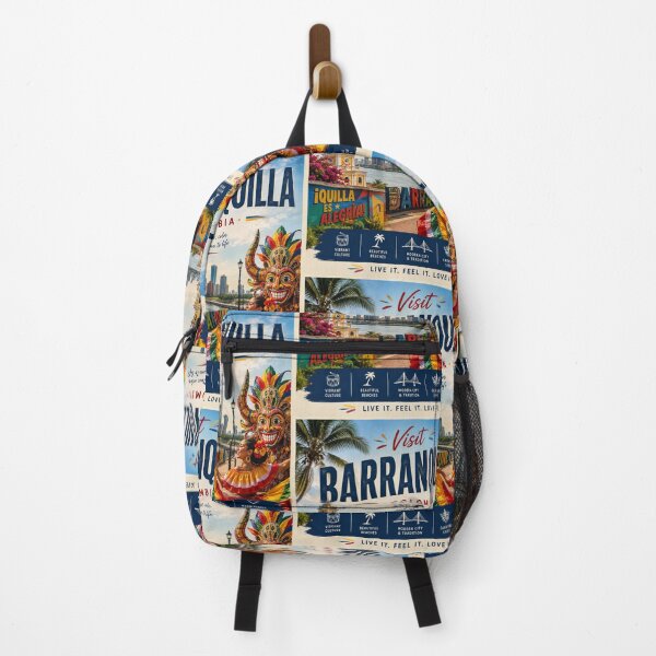 Item preview, Visit Barranquilla Colombia Travel Poster – Carnival & Caribbean Culture designed and sold by ElartedeNoel.