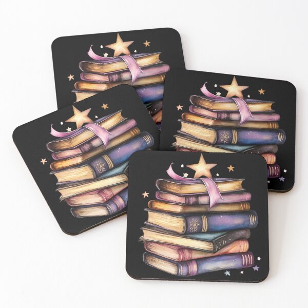 Item preview, Magical Stack of Books designed and sold by Fillthegoat.