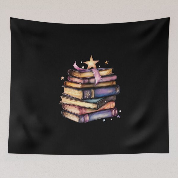 Item preview, Magical Stack of Books designed and sold by Fillthegoat.