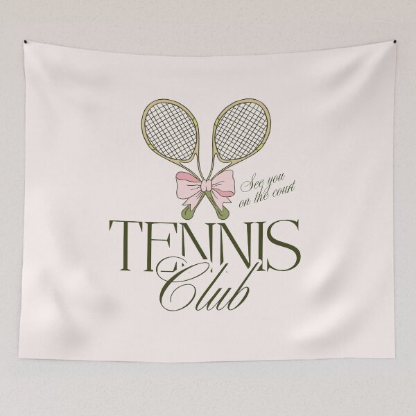 Item preview, Tennis Club Pink Bow Rackets | Feminine Tennis Gift designed and sold by MerchSearchCO.