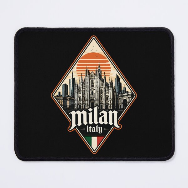Item preview, Milan Italy Retro Vintage Travel designed and sold by TomFrontierArt.