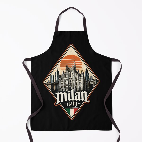 Aperçu de l'œuvre Milan, Italie, Voyage rétro vintage créée et vendue par TomFrontierArt.