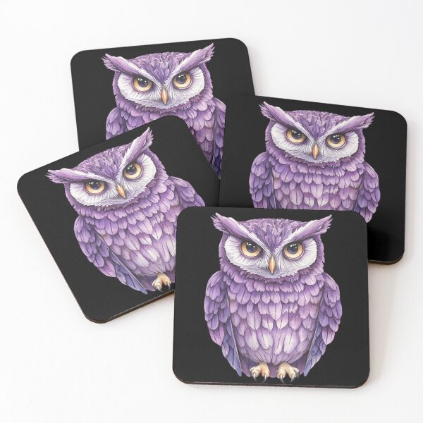 Item preview, Vibrant Purple Owl designed and sold by Fillthegoat.