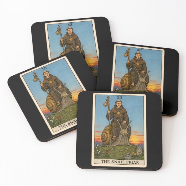 Item preview, The Snail Friar Medieval Tarot Pilgrimage designed and sold by Victor Shadehorn.
