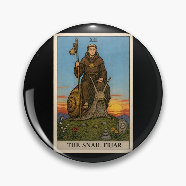 Item preview, The Snail Friar Medieval Tarot Pilgrimage designed and sold by Victor Shadehorn.