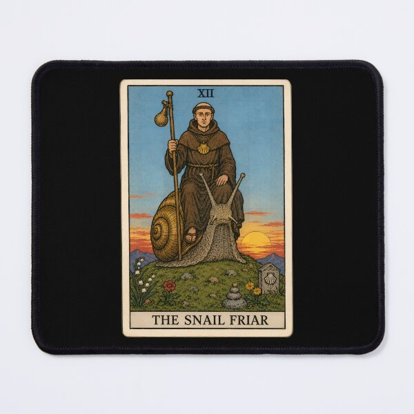 Item preview, The Snail Friar Medieval Tarot Pilgrimage designed and sold by Victor Shadehorn.