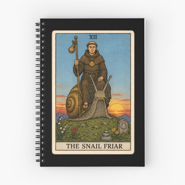 Item preview, The Snail Friar Medieval Tarot Pilgrimage designed and sold by Victor Shadehorn.