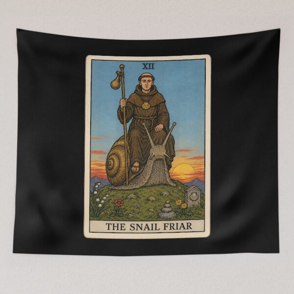 Item preview, The Snail Friar Medieval Tarot Pilgrimage designed and sold by Victor Shadehorn.