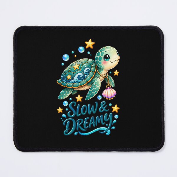 Item preview, Slow & Dreamy Cute Sea Turtle Ocean Kawaii Design designed and sold by Dreamy Ocean Art.