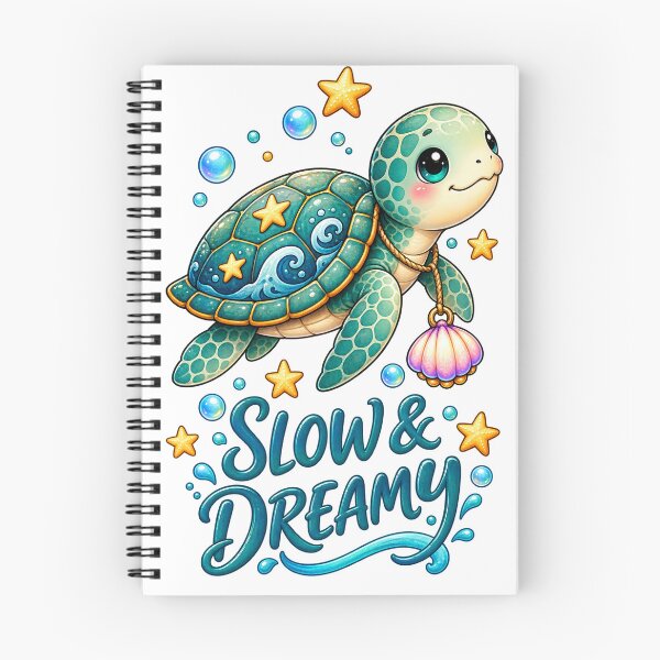Item preview, Slow & Dreamy Cute Sea Turtle Ocean Kawaii Design designed and sold by Dreamy Ocean Art.