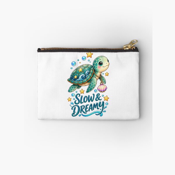 Item preview, Slow & Dreamy Cute Sea Turtle Ocean Kawaii Design designed and sold by Dreamy Ocean Art.