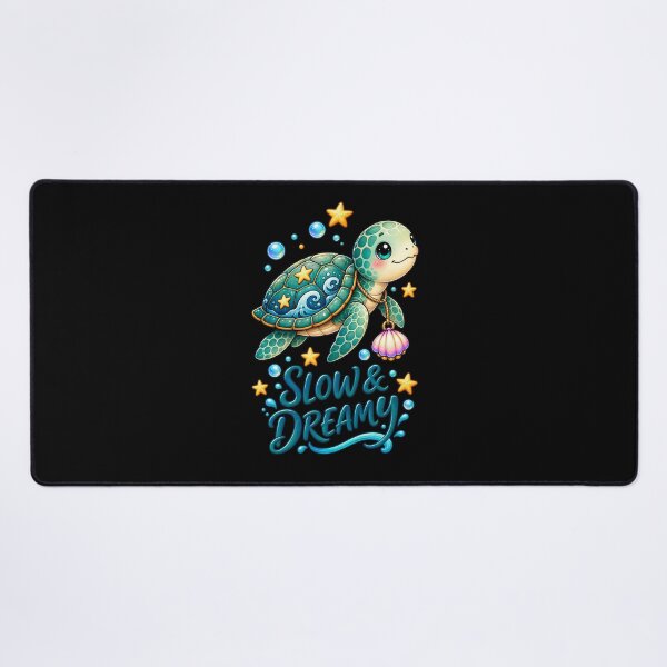 Item preview, Slow & Dreamy Cute Sea Turtle Ocean Kawaii Design designed and sold by Dreamy Ocean Art.