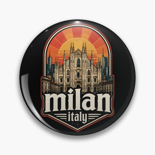 Item preview, Milan Italy Europe Retro Travel designed and sold by TomFrontierArt.