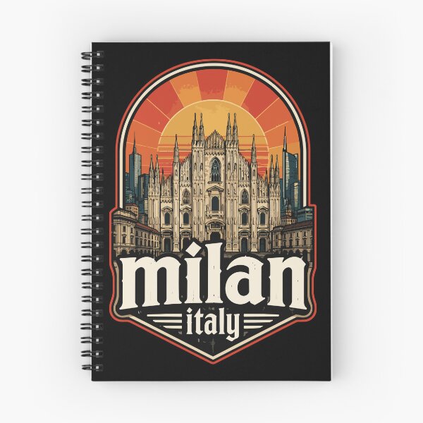 Item preview, Milan Italy Europe Retro Travel designed and sold by TomFrontierArt.