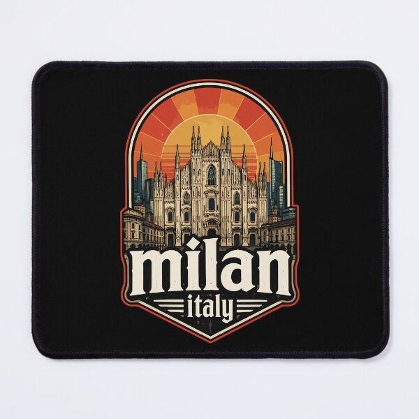 Item preview, Milan Italy Europe Retro Travel designed and sold by TomFrontierArt.