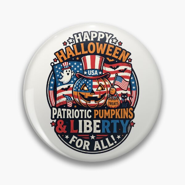Artikelvorschau, Patriotic Pumpkins & Liberty for all - Happy Halloween entworfen und verkauft von ParadoxParadox.