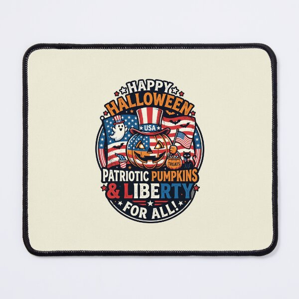 Item preview, Patriotic Pumpkins & Liberty for all - Happy Halloween designed and sold by ParadoxParadox.
