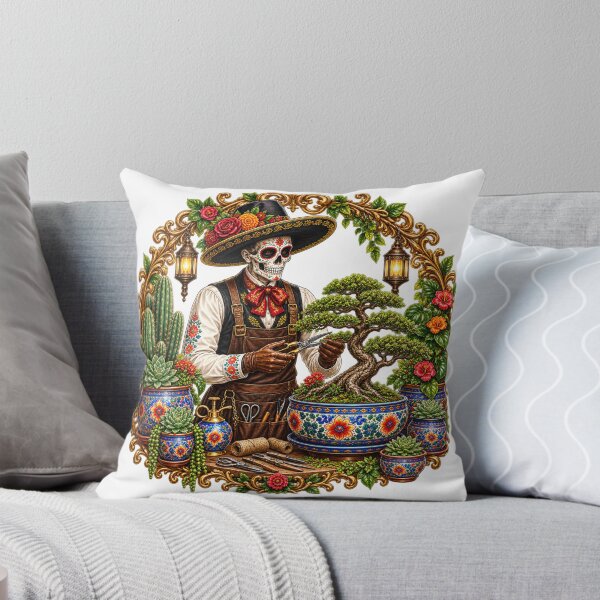 Item preview, Plant Padre Catrín Bonsai Gardener – Día de Los Muertos Plant Lover designed and sold by CottageGardenCo.