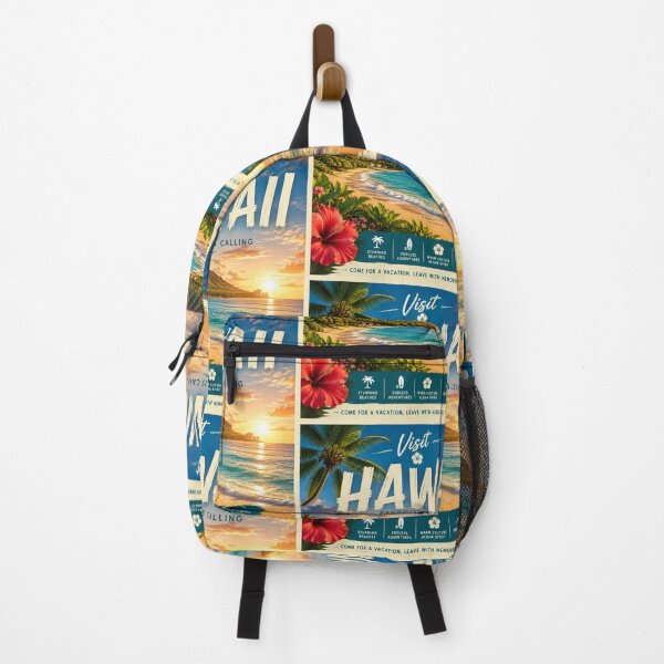 Item preview, Visit Hawaii Travel Poster – Tropical Paradise Beach Vacation designed and sold by ElartedeNoel.