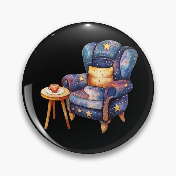 Item preview, Cosmic Armchair with Starry Pattern designed and sold by Fillthegoat.