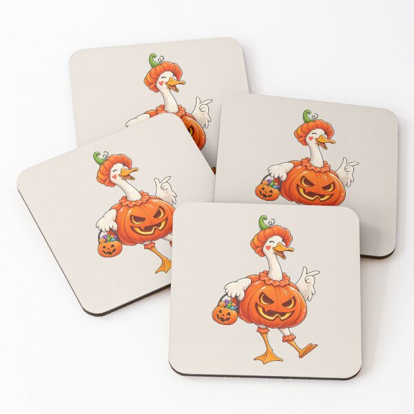 Item preview, Cute Halloween Duck – Pumpkin Costume Trick or Treat Funny Bird designed and sold by waikibi ⭐⭐⭐⭐⭐.
