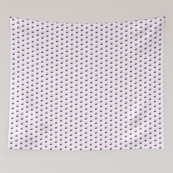 Item preview, Purple Heart Cherry Pair Design designed and sold by pattern-archive.