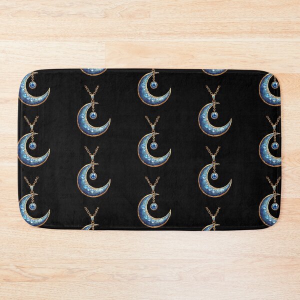 Item preview, Crescent Moon Pendant with Gemstone designed and sold by Fillthegoat.