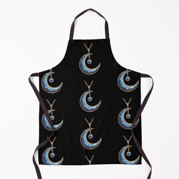Item preview, Crescent Moon Pendant with Gemstone designed and sold by Fillthegoat.